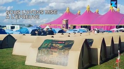 Une tente en carton peut-elle survivre à un festival ?