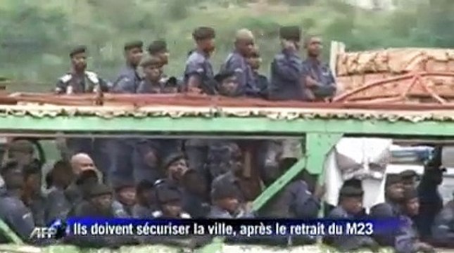 RDC: les rebelles quittent les collines de Sake, des policiers arrivent à Goma