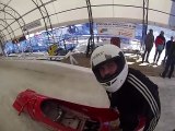 Descente de bobsleigh en GoPro