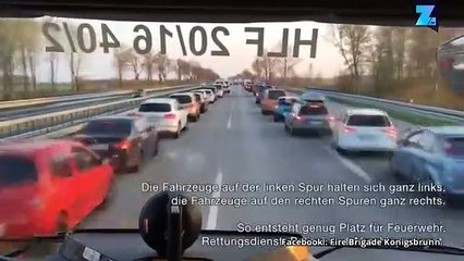 Le rêve de tout pompier, policier ou ambulancier...