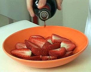 Gratin de fraises et sabayon au kirsch