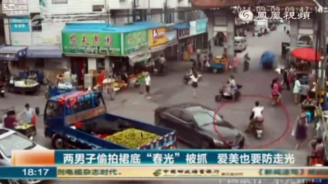 Chine : cet homme prend des photos sous les jupes des filles