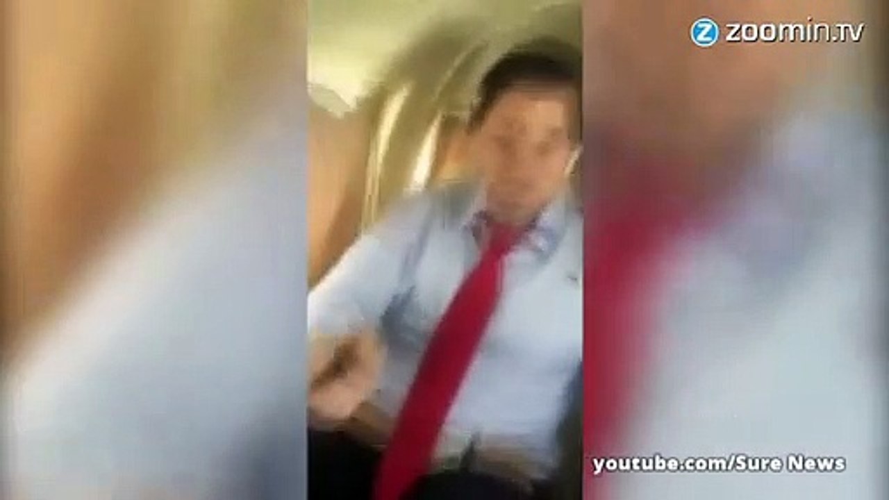 Quand un oiseau se crashe sur la vitre d'un avion..aïe