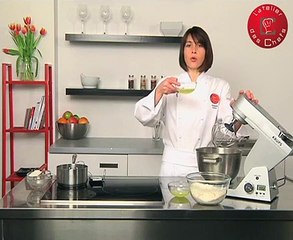 Macaron au sucre cuit au chocolat