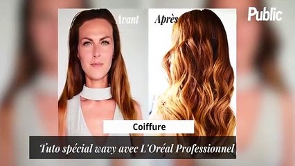Coiffure : une chevelure wavy avec  L’Oréal Professionnel !