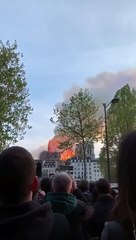 Incendie à Notre-Dame de Paris : quand la flèche a chuté