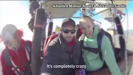 Ils font les funambules entre deux montgolfières !
