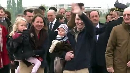 Retour en France des quatre ex-otages en Syrie