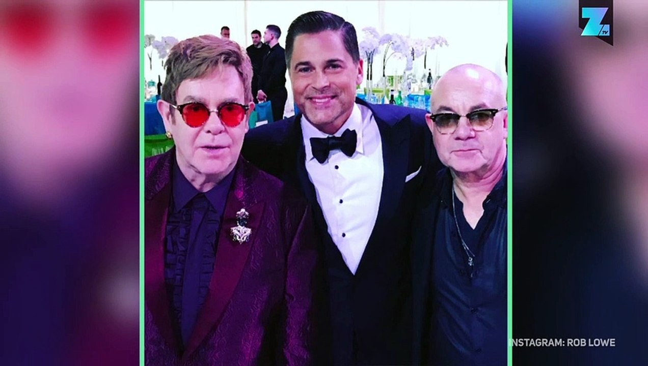 Du beau monde pour l'anniversaire d'Elton John !