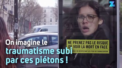 À Paris, cette campagne a choqué ces pauvres piétons