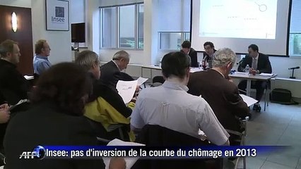 L'Insee n'a pas cru à l'inversion de la courbe du chômage en 2013