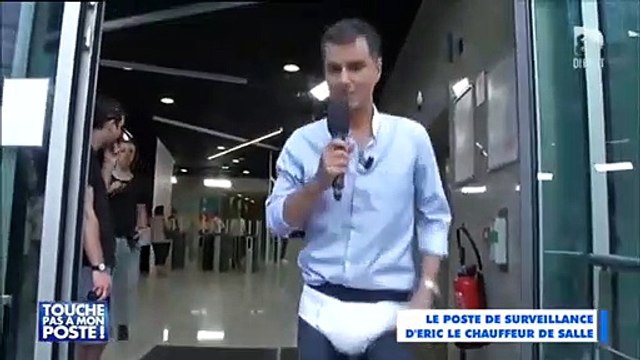 Après avoir perdu un défi, Laurent Luyat fait le tour de D8 en slip !