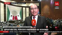 Luisa María Alcalde entrega Quinto Informe; adelanta que AMLO no envía iniciativa preferente
