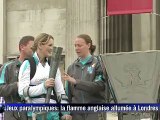 Jeux Paralympiques: la flamme anglaise allumée à Trafalgar Square