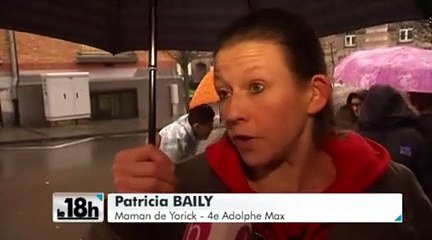 Manif d'élèves : 'On veut un prof de maths!'