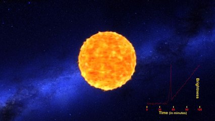 L'explosion d'une supernova filmée pour la première fois