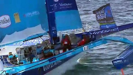 L’impressionnante vidéo du chavirage du trimaran de Jean-Pierre Dick et Roland Jourdain