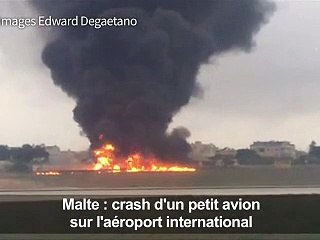 Un avion en mission pour la Défense française s'écrase à Malte: 5 morts