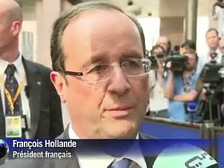 Sommet européen: François Hollande réussit à imposer le sujet des euro-obligations