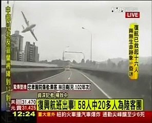 Crash d'un avion de la compagnie TransAsia à Taipeï