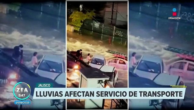 Lluvias dejan inundaciones y afectaciones en Jalisco