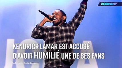 Kendrick Lamar demande à une fan de quitter la scène