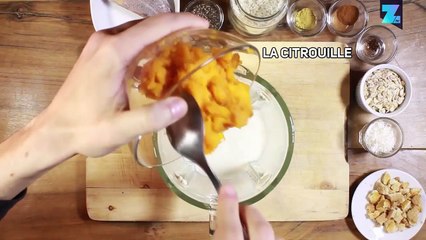 Recettes en 60s : un smoothie bowl à la citrouille