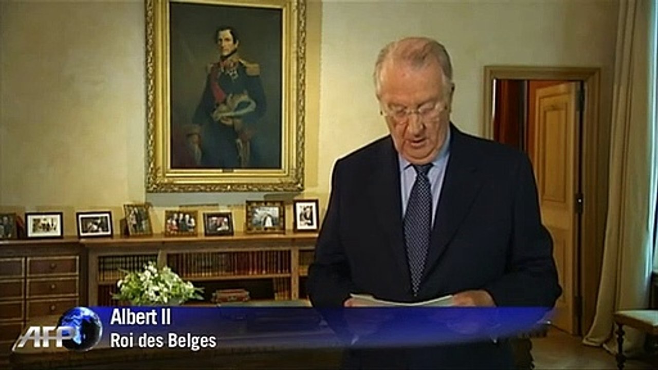 Le roi des Belges Albert II abdique - Vidéo Dailymotion
