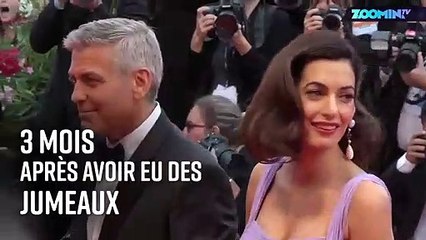 Amal et George Clooney reviennent sur le tapis rouge
