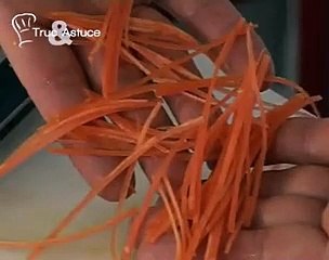 Julienne de carottes au miel de fleurs sauvages