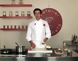 Saint-pierre rôti, coulis de chou-fleur