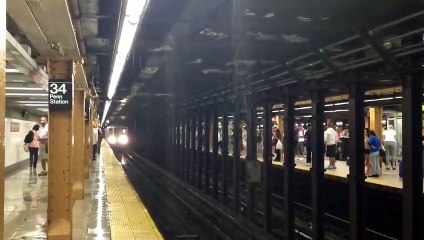 Pluies torrentielles à New York : il pleut dans le métro !