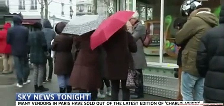 Caroline Fourest censurée par Sky News pour avoir montré la une de Charlie Hebdo en plein direct