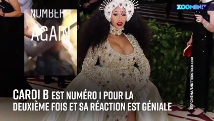 Cardi B est en tête des charts