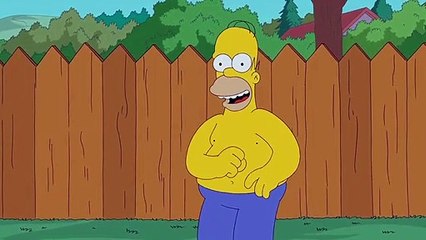 Homer Simpson relève le défi du Ice Bucket Challenge... et va être victime d'un mauvais tour !
