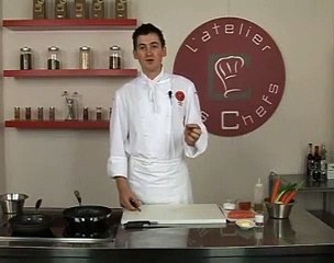 Pavé de saumon, sifflets de carottes fondantes au citron