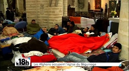 Bruxelles: une église occupée par des Afghans