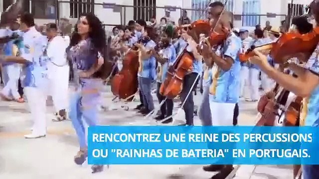 Répétiton du carnaval : samba, percussions et fessiers