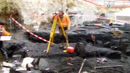 Rennes : des squelettes du Moyen Âge sous le métro !