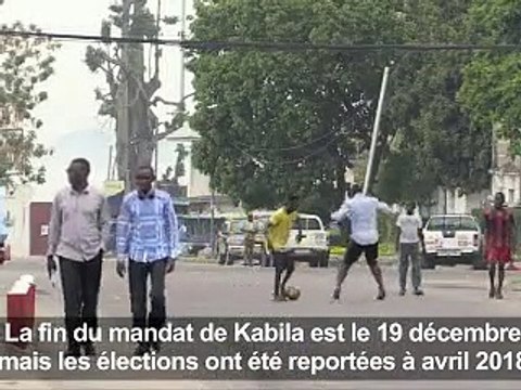 RDC: la journée villes mortes anti-Kabila suivie à Kinshasa