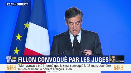 François Fillon maintient sa candidature  : "Je ne céderai pas"