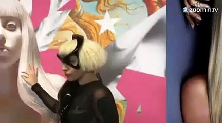 Lady Gaga : topless et sexy pour Versace