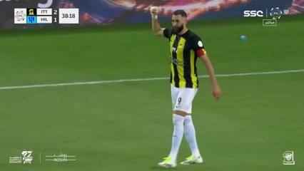 أهداف مباراة الاتحاد 3 × 4 الهلال_ دوري روشن السعودي_اهداف بنزيما