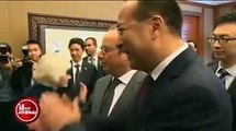 François Hollande en Chine : découvrez sa blague sur la liberté de la presse