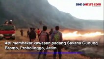 Kebakaran Padang Savana, Wisata Gunung Bromo Ditutup Sementara
