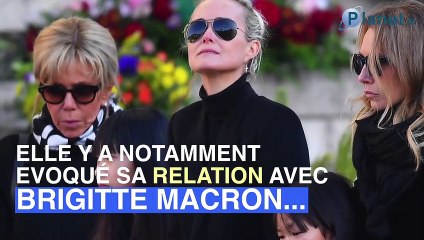 Laeticia Hallyday révèle comment Brigitte Macron est devenue son amie
