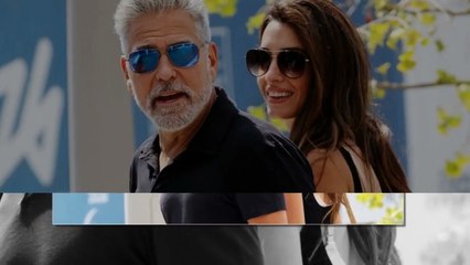George Clooney au bras d'Amal  caresses, baisers    La star et sa sublime femme affichent comme rar