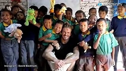 David Beckham, superstar de l'action humanitaire