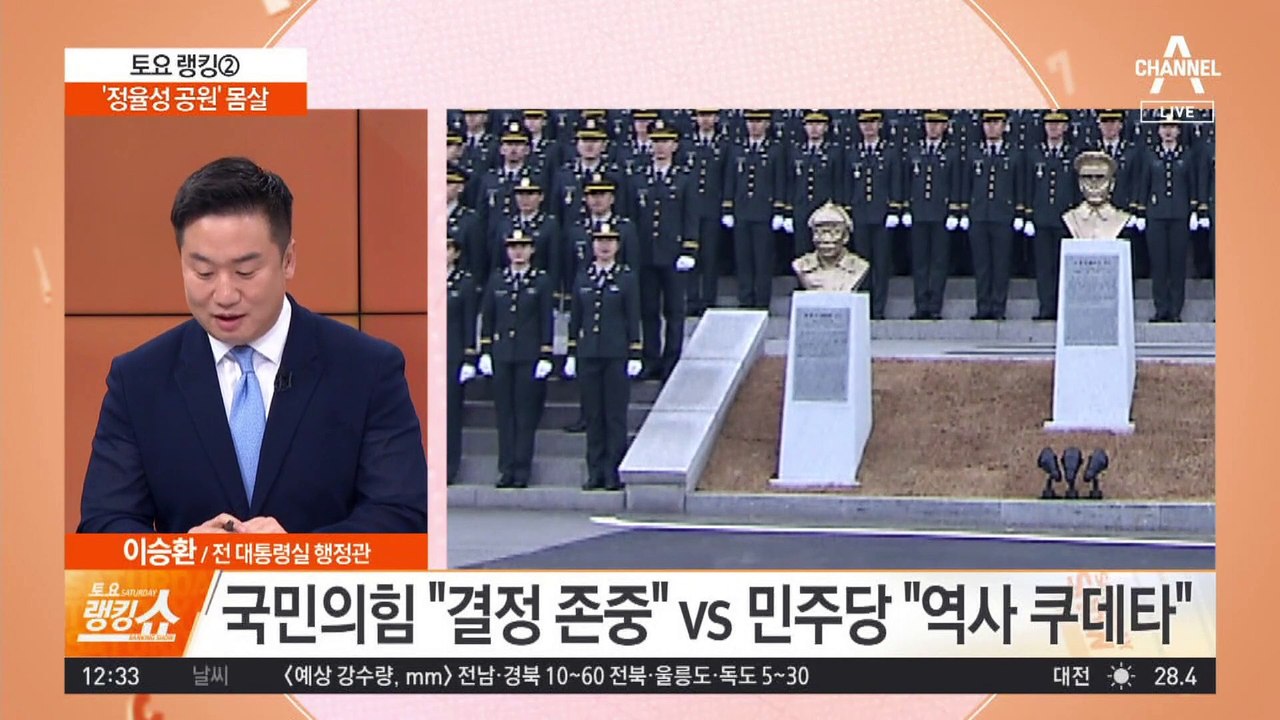 ‘홍범도 흉상’ 이전…‘정율성 공원’ 몸살