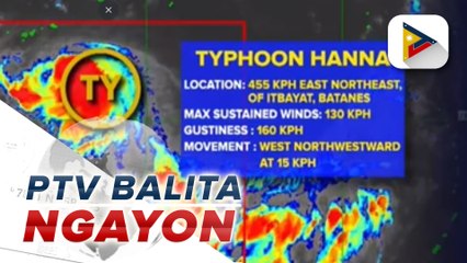Signal No. 1, nakataas sa Batanes dahil sa Bagyong #HannaPH